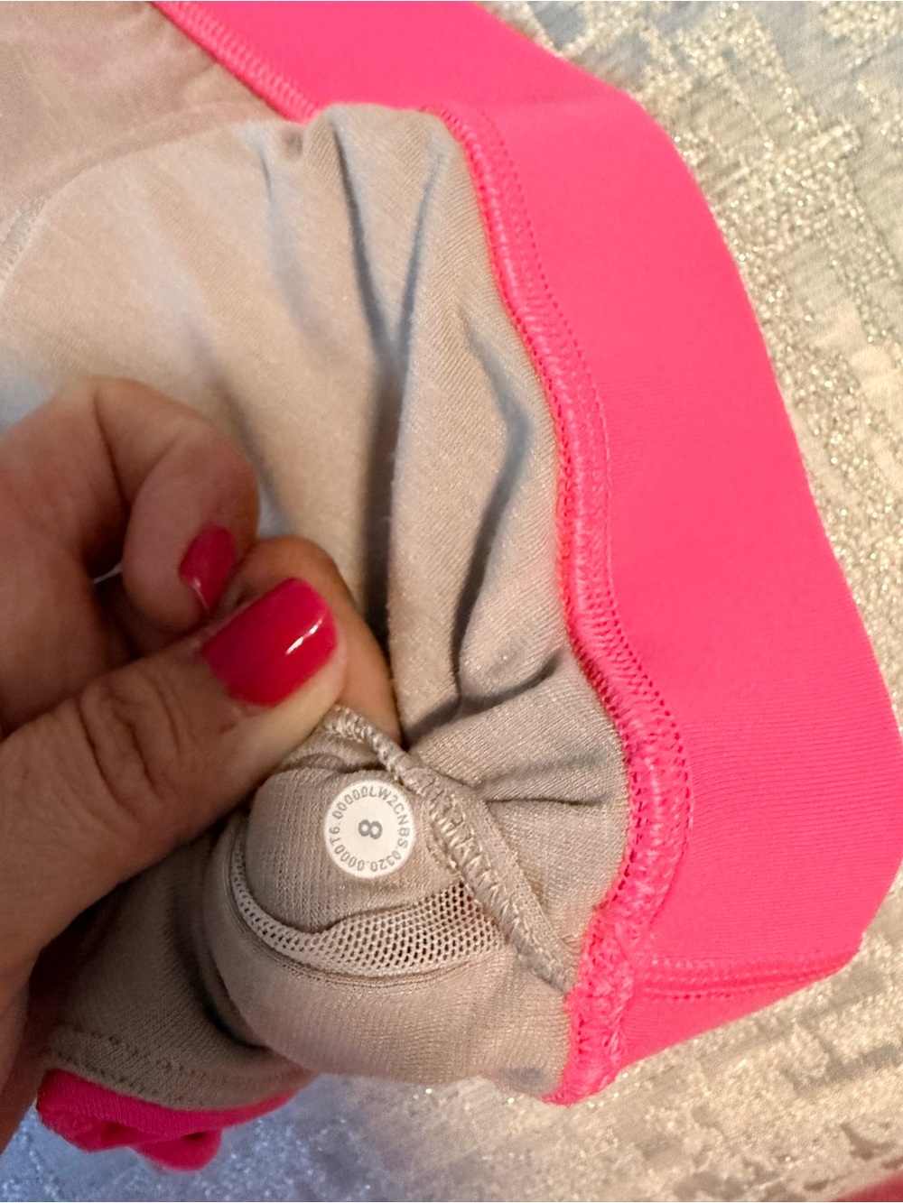 Lululemon Hot Pink Sports Bra size 8 - Picture 3 of 3